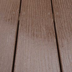 Forest Ecodek Composite Deck Kit in Brown - 2.4m x 2.4m - varied grain style