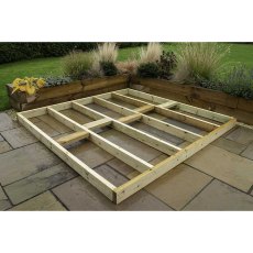 Forest Ecodek Composite Deck Kit in Brown - 2.4m x 2.4m - frame