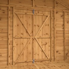 10x10 Mercia Premium Shiplap Apex Workshop - internal framing structure