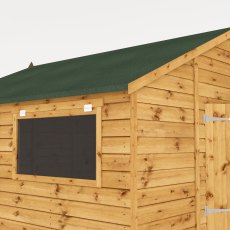 10x10 Mercia Premium Shiplap Apex Workshop - window
