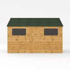 12x10 Mercia  Mercia Premium Shiplap Apex Workshop - isolated side view