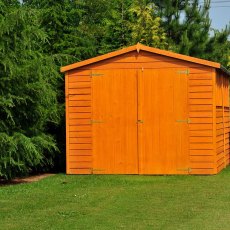 12x6 Shire Overlap Shed - front elevation