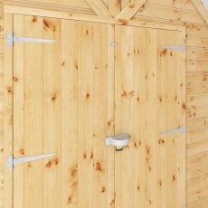 10x8 Mercia Premium Shiplap T&G Dutch Barn Shed - doors