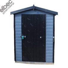 7x5 Shire Security Professional Shed - isolated front view