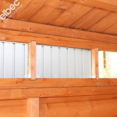 7x5 Shire Security Professional Shed - security windows