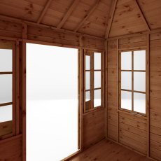 8x6 Mercia Clover Summerhouse - isolated internal view
