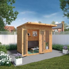 8 x 6 (2.47m x 2.33m) Mercia Maine Summerhouse - In Situ