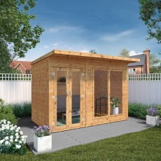 10 x 6 (2.47m x 2.33m) Mercia Maine Summerhouse - In Situ, Doors Closed