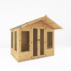 6x8 Mercia Premium Sussex Summerhouse - isolated angle view