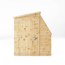 8x6 Mercia Wooden Potting Shed - front width with door open