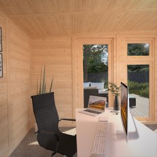 The Mercia Creswell Premium Insulated Garden Room 4m x 3m - internal views
