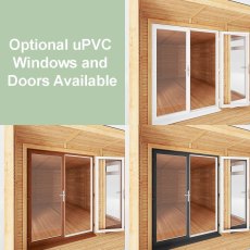 The Mercia Creswell Premium Insulated Garden Room 4m x 3m - uPVC