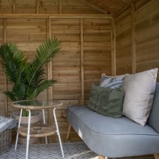 6 x 4 Forest Oakley Summerhouse - Pressure Treated - decorated inside