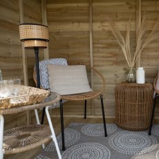 7 x 7 Forest Oakley Summerhouse - Pressure Treated - Interior View
