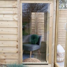 7x5 Forest Oakley Pent Summerhouse - Pressure Treated - Window Close Up