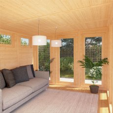 The Mercia Harlow Premium Insulated Garden Room 3m x 4m - windows