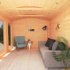 The Mercia Thoresby Premium Insulated Garden Room 5m x 3m - internal views