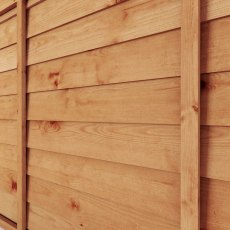 3ft High Mercia Superlap Fencing Panel Packs - Pressure Treated - close up of battons