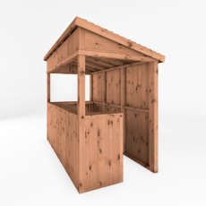 9x4 Mercia Premium Garden Bar - Pressure Treated - isolated - side view
