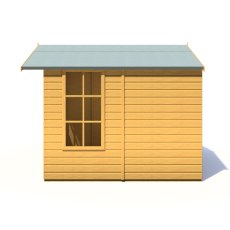 8x8 Shire Delmora Summerhouse - Isolated side view