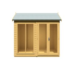 8x6 Shire Mayfield Summerhouse - Front View - Right Hand Side Door