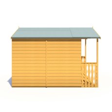 8x10 Shire Delmora Summerhouse With Verandah - Isolated Left Hand Side View