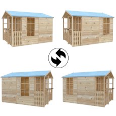 8x10 Shire Delmora Summerhouse With Verandah - interchangeable