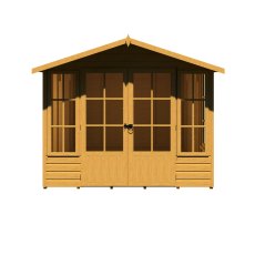 8x12 Shire Delmora Summerhouse - Front View - Doors Closed