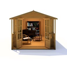 8x18 Shire Delmora Summerhouse With Verandah - Front View