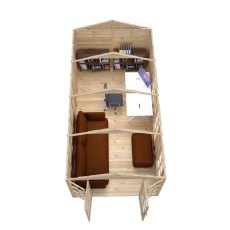 Shire 8 x 16 (2.46m x 4.78m) Shire Delmora Summerhouse