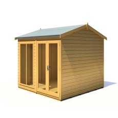 8x8 Shire Mayfield Summerhouse - Angle View - Doors Closed