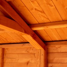 8x8 Shire Mayfield Summerhouse - in situ, roof joists