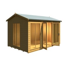 12x8 Shire Mayfield Summerhouse - Side Angle VIew
