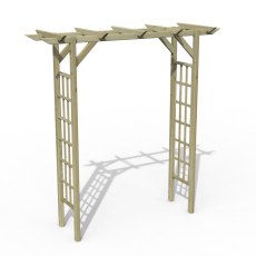 Forest Classic Flat Top Arch - isolated angle view