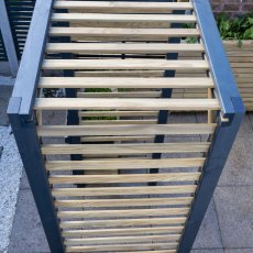 Forest Slatted Arch - in situ - top view