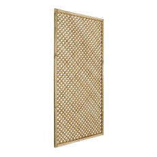 3ft High Forest Wisley Lattice Trellis - Without Background, Angle View