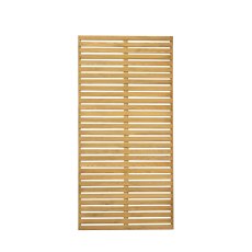 3ft High Forest Slatted Trellis - White Background, Frontal View