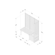 Forest Modular Seating - Option 1 - Dimensions