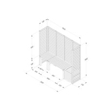 Forest Modular Seating - Option 2 - Dimensions