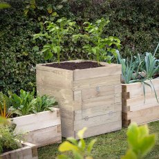 2 x 2 (0.60m X 0.60m) Forest Potato Planter - In Situ, Hatch Closed