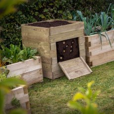 2 X 2 (0.60m X 0.60m) Forest Potato Planter - In Situ, Hatch Open