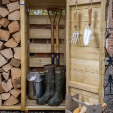 2 x 6 Forest Log And Tool Store - Storage View