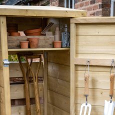 2 x 6 Forest Log And Tool Store - Storage Shelf