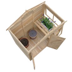 Shire 6 x 4 Shire Shiplap Apex Sun Hut Potting Shed