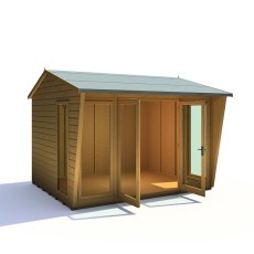 10 x 8 Shire Burghclere Summerhouse - Isolated, Door Open