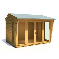 10 x 8 Shire Burghclere Summerhouse - Isolated, Doors Closed