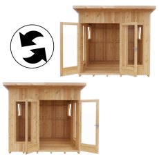 Shire Miami 8x10 Summerhouse - interchangeable