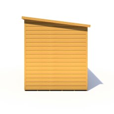12x6 Shire Ranger Premium Pent Shed With Double Doors - isolated side view