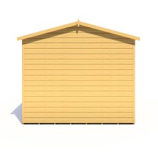 12x8 Shire Lewis Professional Reverse Apex Shed Door In Left Hand Side - isolated side view