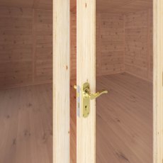 4.00m x 3.00m Mercia Self Build Insulated Garden Room - mortice lock